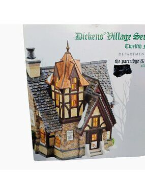 Department 56 Dickens Village, The Partridge & Pear, Twelfth Night Holiday House